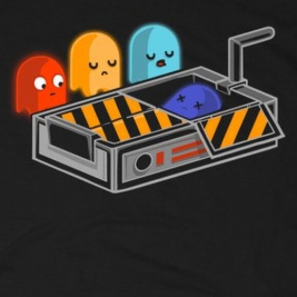 Pac-man And Ghostbusters Shirt - Picture 2 of 5